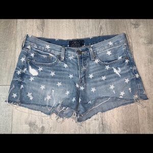 Lucky Brand Start Cut Off Shorts Jean Denim